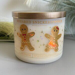 White Barn Sugared Snickerdoodle 3 Wick Candle New​